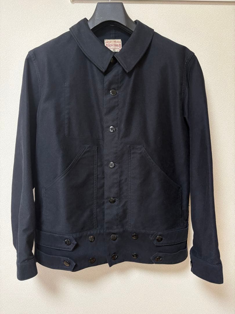 BONCOURA ARCH別注モールスキンフレンチワークJK