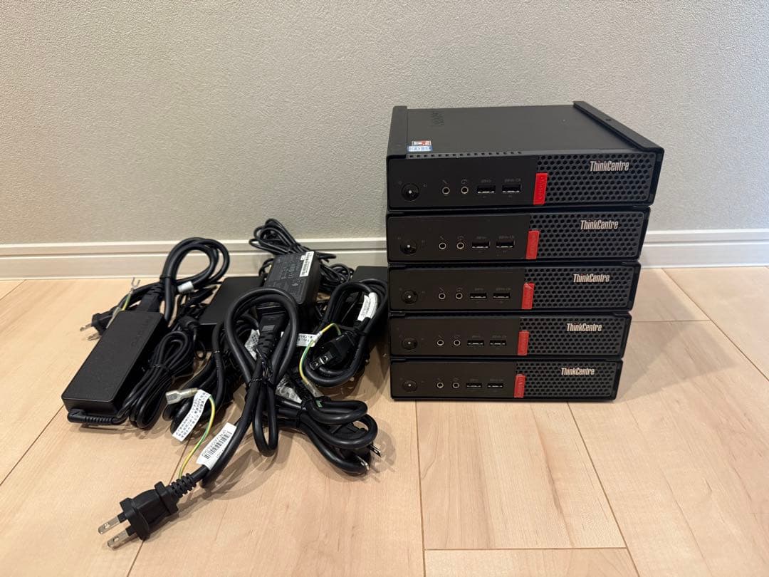 レノボ ThinkCentre M710q Tiny i3-7100T 5台