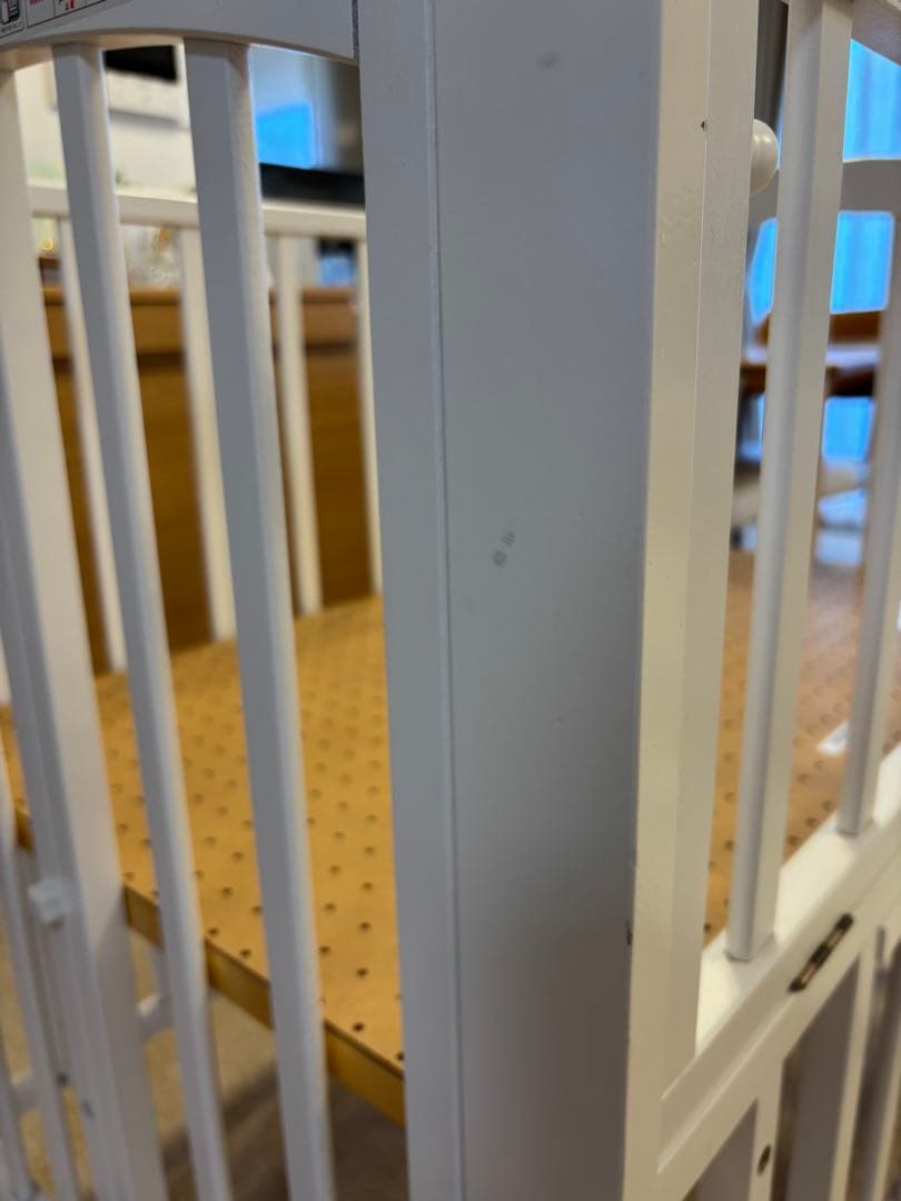 カトージ【KATOJI】折りたたみ ミニベビーベッド　ホワイト