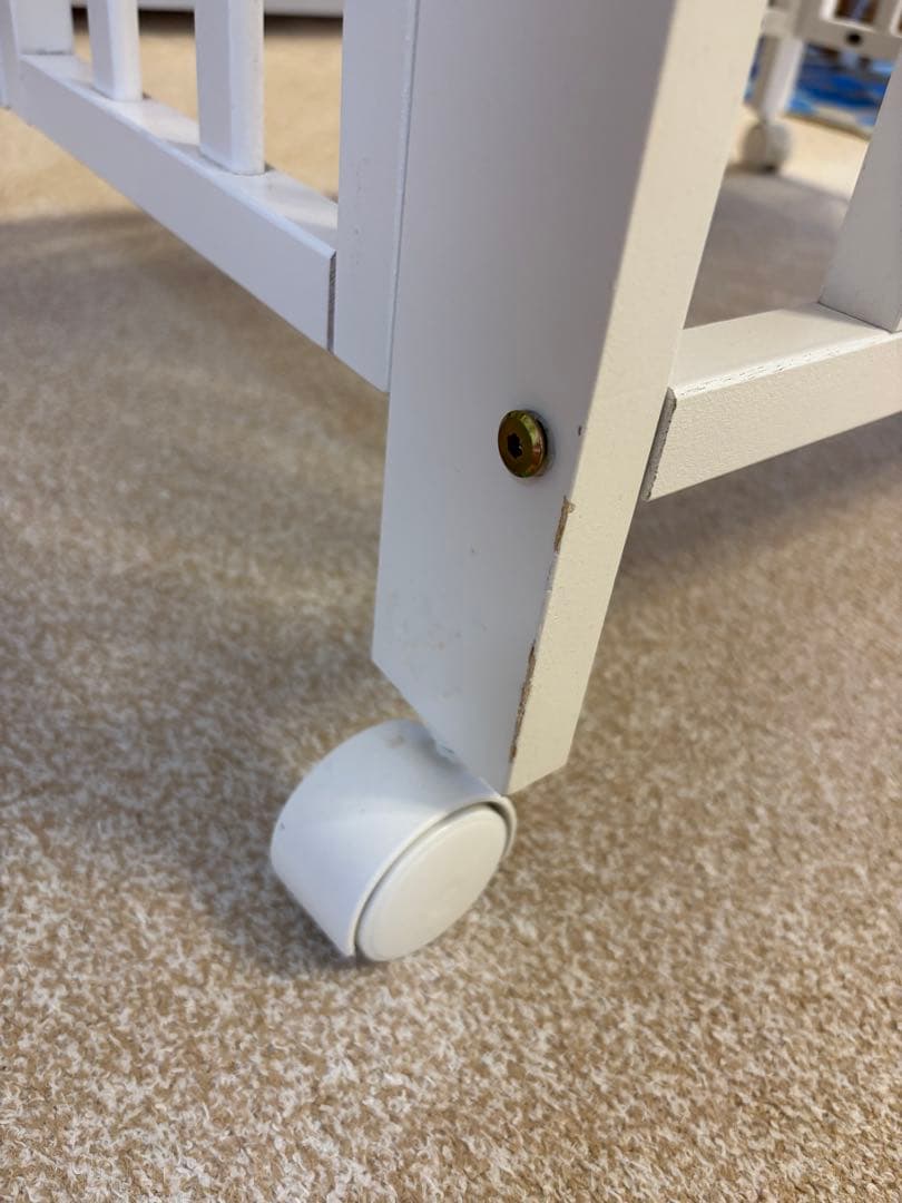 カトージ【KATOJI】折りたたみ ミニベビーベッド　ホワイト