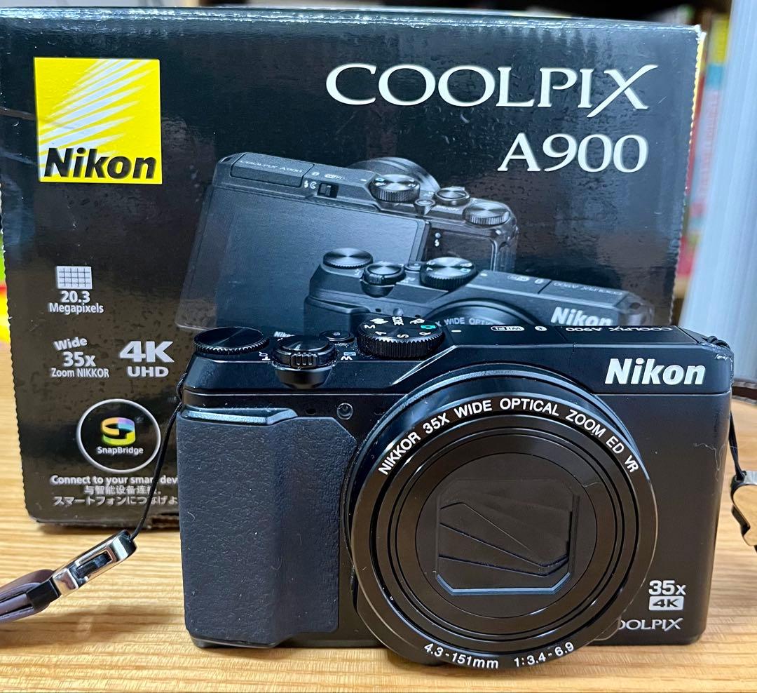 Nikon COOLPIX A900 ブラック 35倍光学ズーム 4K