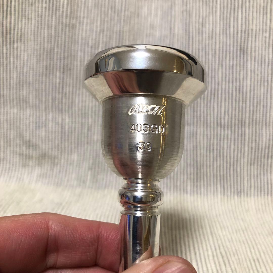 403GD 美品　ブラスラボモモ　チューバ　マウスピース　師範代モデル