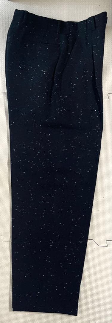 スラックス パンツ ネップ 未使用 ウール かすり カスリ ロカビリー 50s