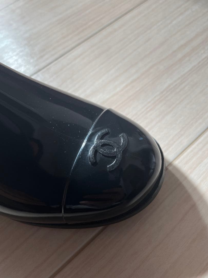 ゆっちん♡美品♡CHANEL シャネルレインブーツ36