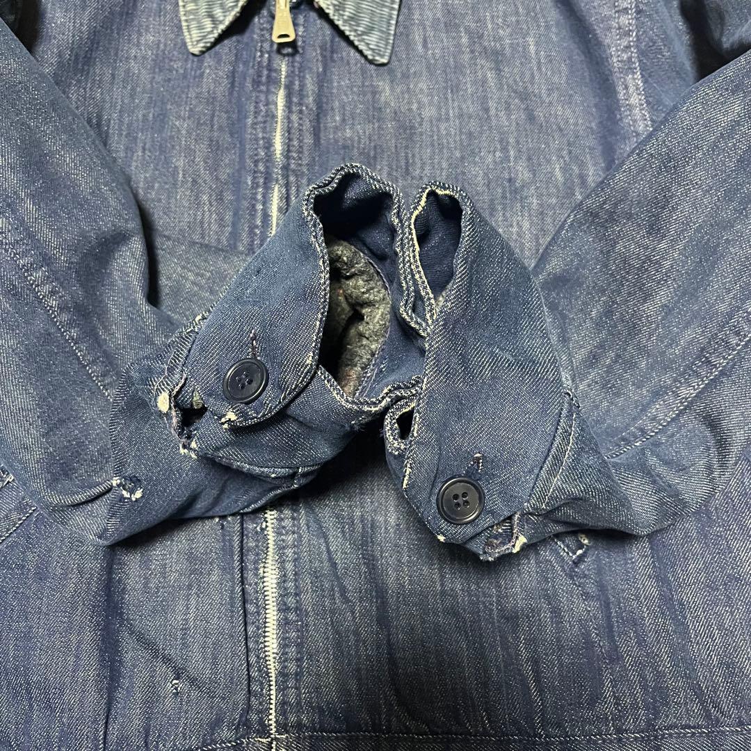 あ*様 シアーズ　60s 70s デニムデトロイトジャケット　フェード　短丈　濃