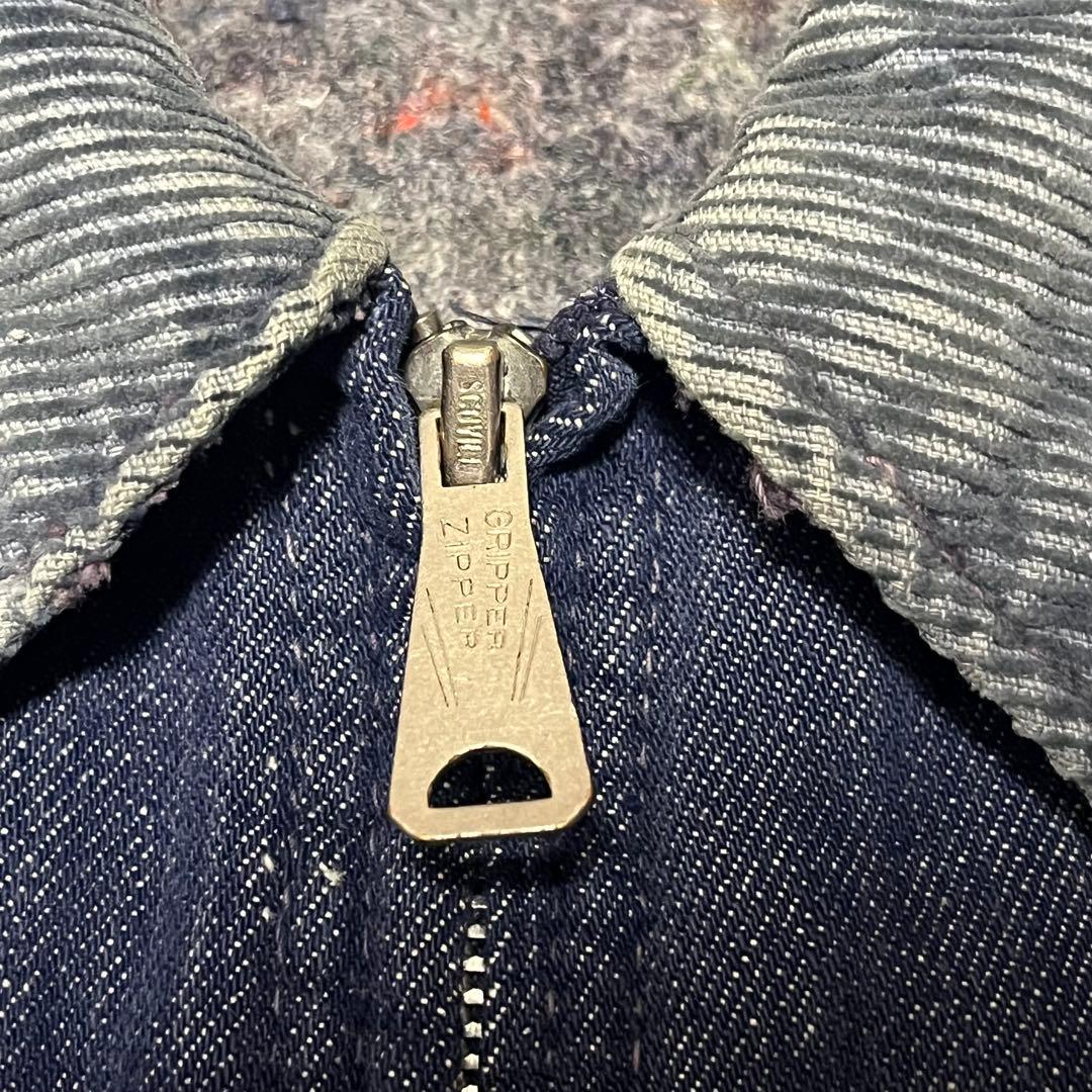 あ*様 シアーズ　60s 70s デニムデトロイトジャケット　フェード　短丈　濃