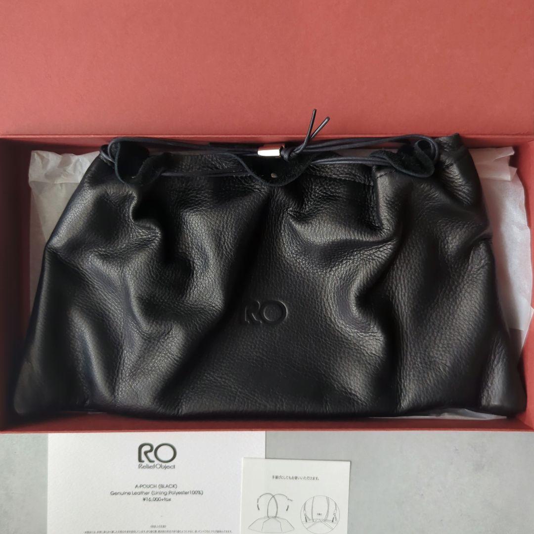 Relief Object A-POUCH レザーバッグ　未使用品