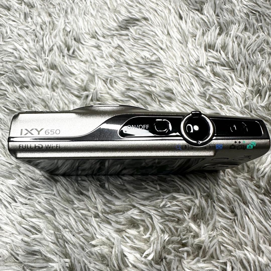 【美品】Canon IXY 650 シルバー コンパクトデジタルカメラ　充電器