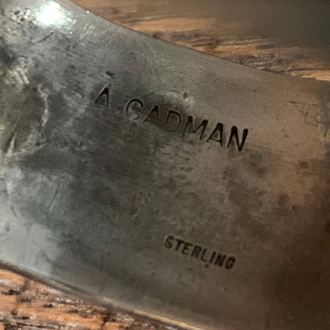 ユニセックス ナバホ族 希少ANDY CADMAN シルバー925 バングル