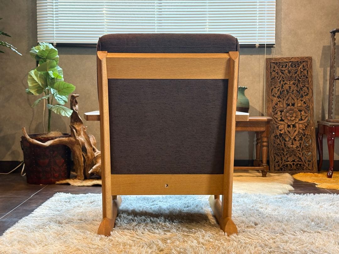 ①あっちゃん様HIDA カヤ KAYA 1Pソファ オーク無垢材 ラウンジ　NG