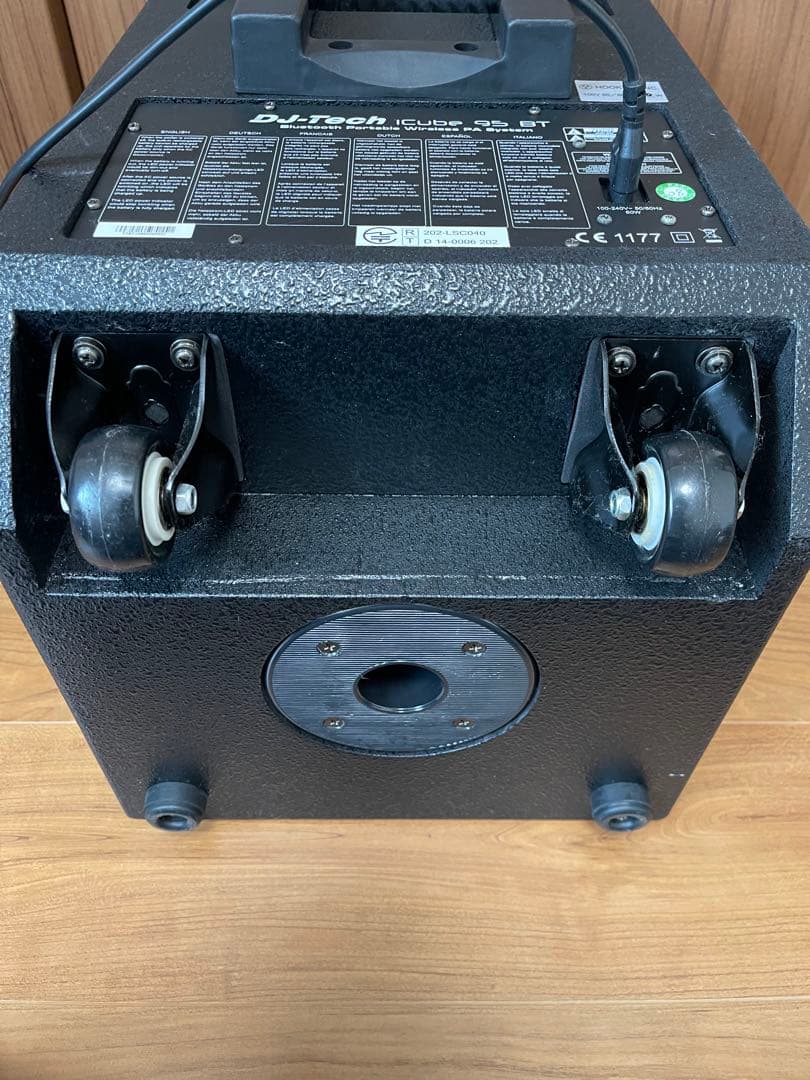 DJ-Tech iCube 95 路上Bluetoothスピーカー　マイク付き