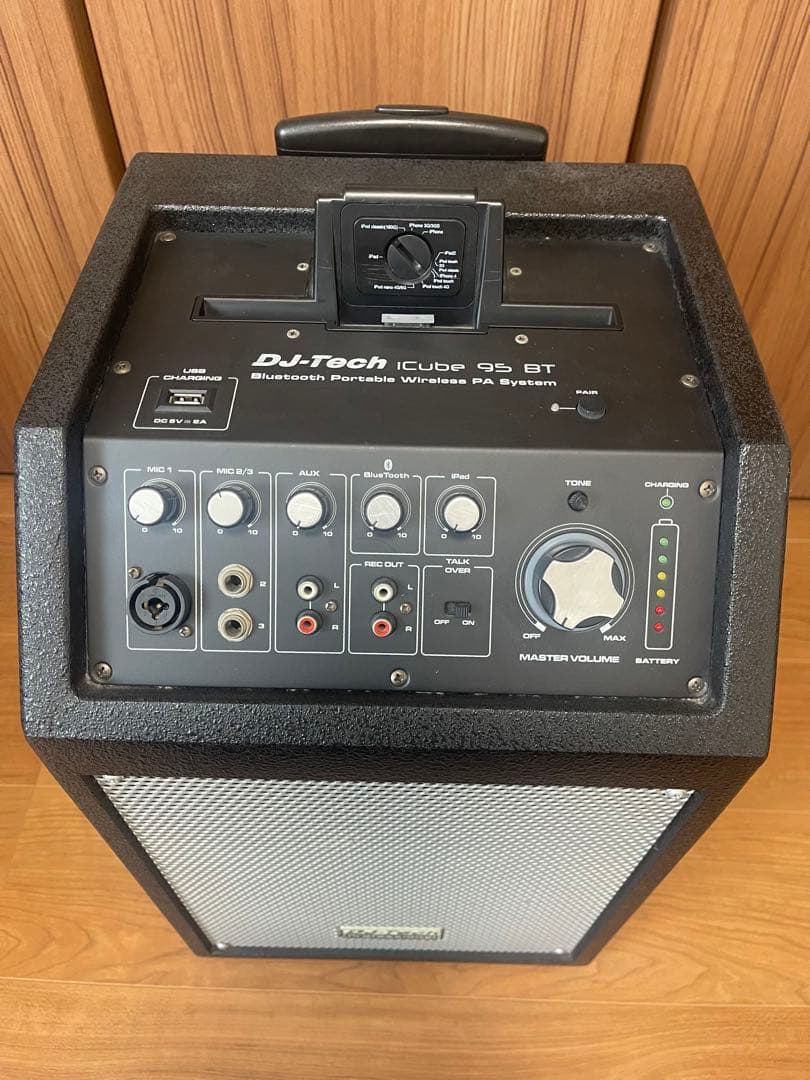 DJ-Tech iCube 95 路上Bluetoothスピーカー　マイク付き