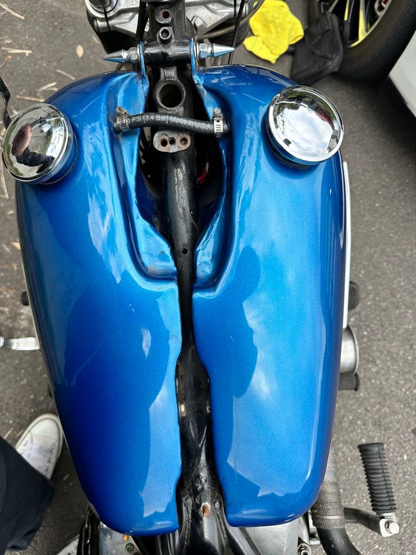 ハーレーダビッドソン　5ガロン　分割タンク　ショベル　送料込み！！