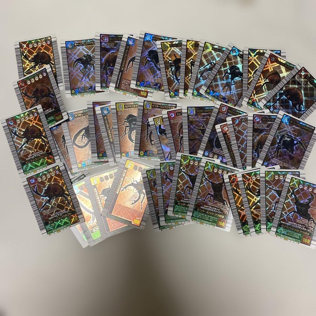 ムシキング　160のカード40枚　SEGA応募シールつき