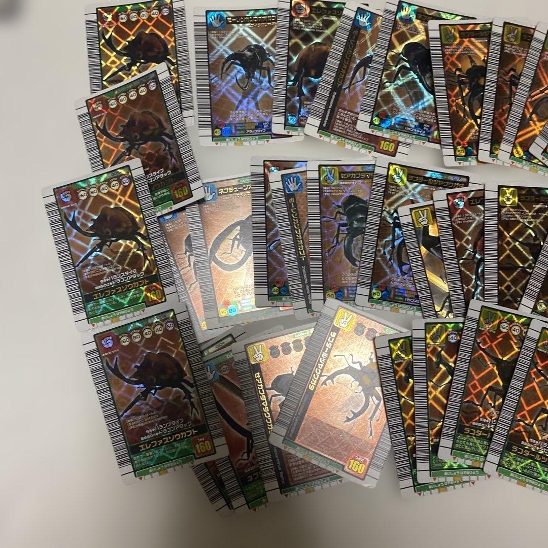 ムシキング　160のカード40枚　SEGA応募シールつき