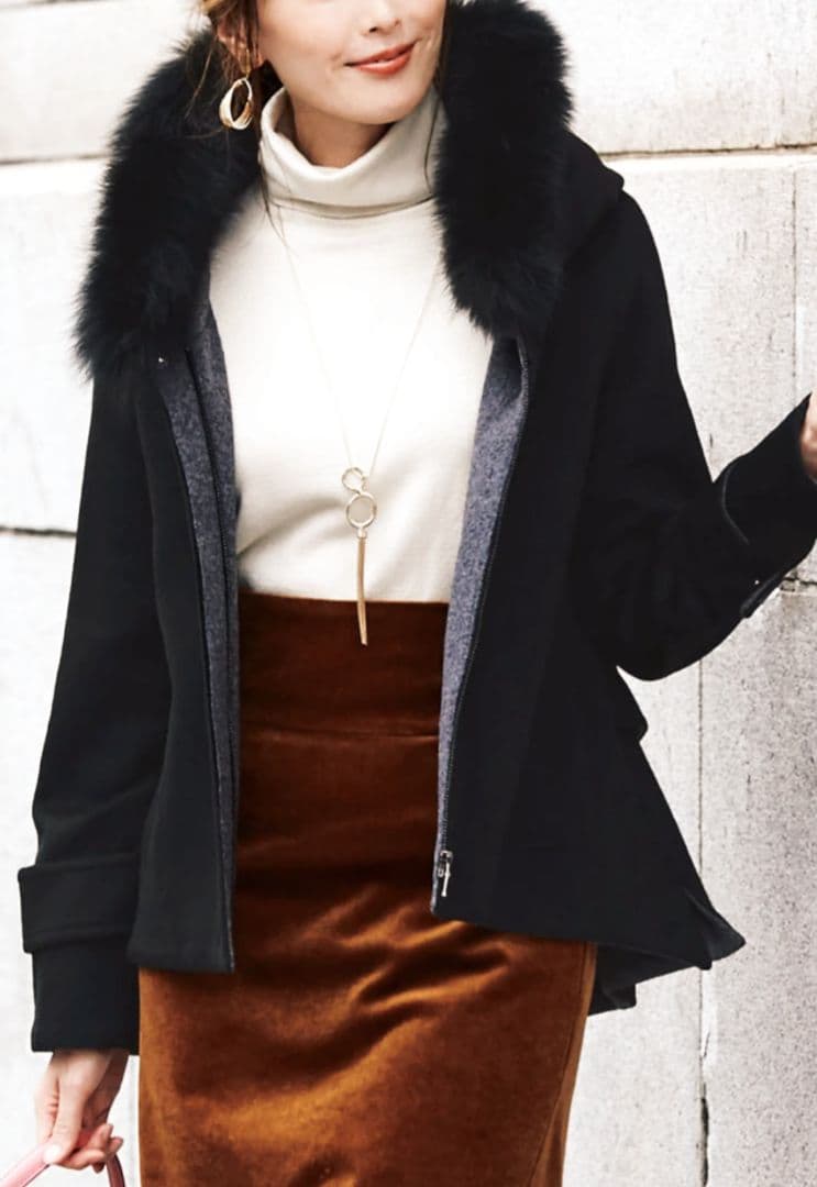 【美品】ルイルエブティック　フォックスファー ショートコート【即購入可】