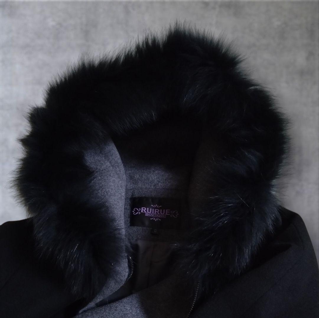 【美品】ルイルエブティック　フォックスファー ショートコート【即購入可】