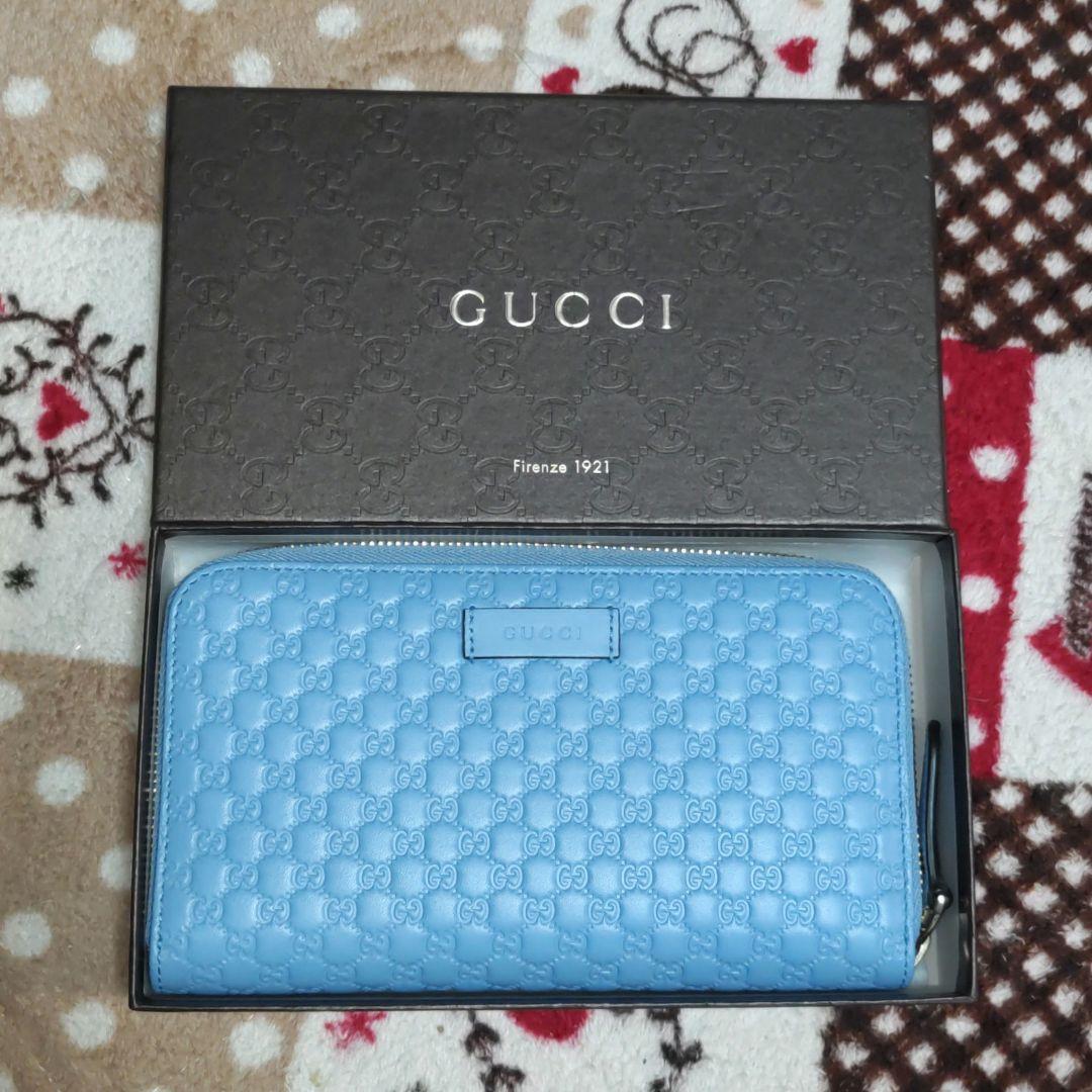 GUCCI マイクロ グッチ シマ 長財布