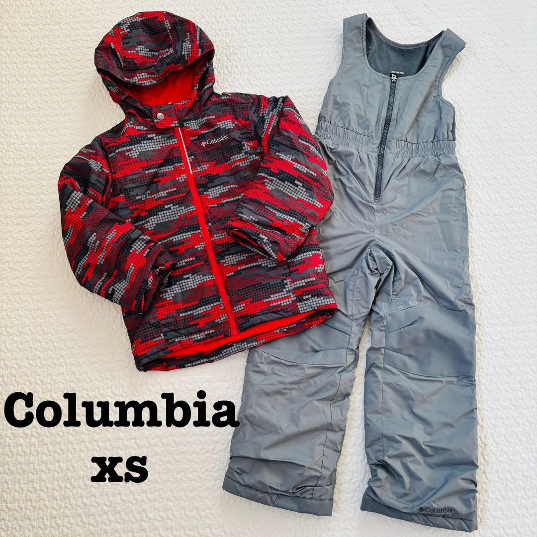 【美品】Columbia スノーウェア 上下セット XS 120