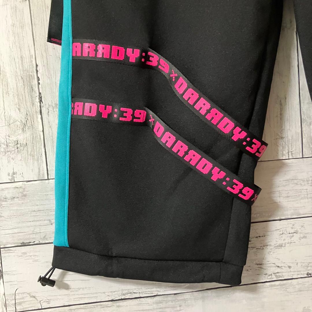 【ほぼ未使用】DARRDY×初音ミク 2wayジャージパンツ ワイドカーゴパンツ