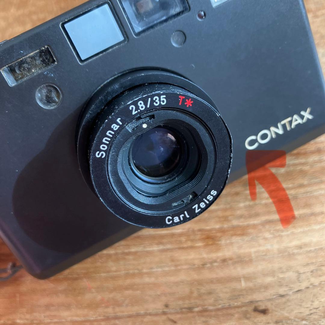 CONTAX T-3 フィルムカメラ チタンブラック 取説有【オマケフィルム付】