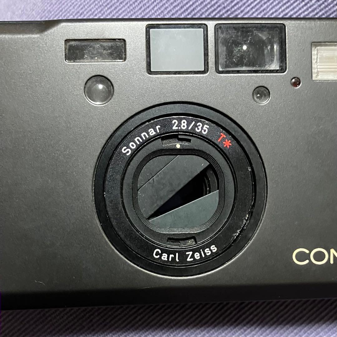 CONTAX T-3 フィルムカメラ チタンブラック 取説有【オマケフィルム付】