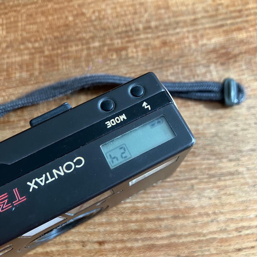 CONTAX T-3 フィルムカメラ チタンブラック 取説有【オマケフィルム付】