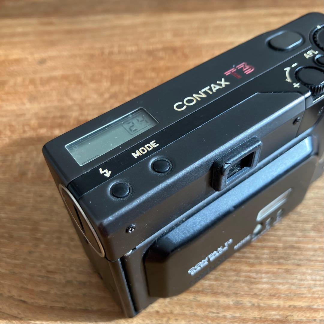 CONTAX T-3 フィルムカメラ チタンブラック 取説有【オマケフィルム付】