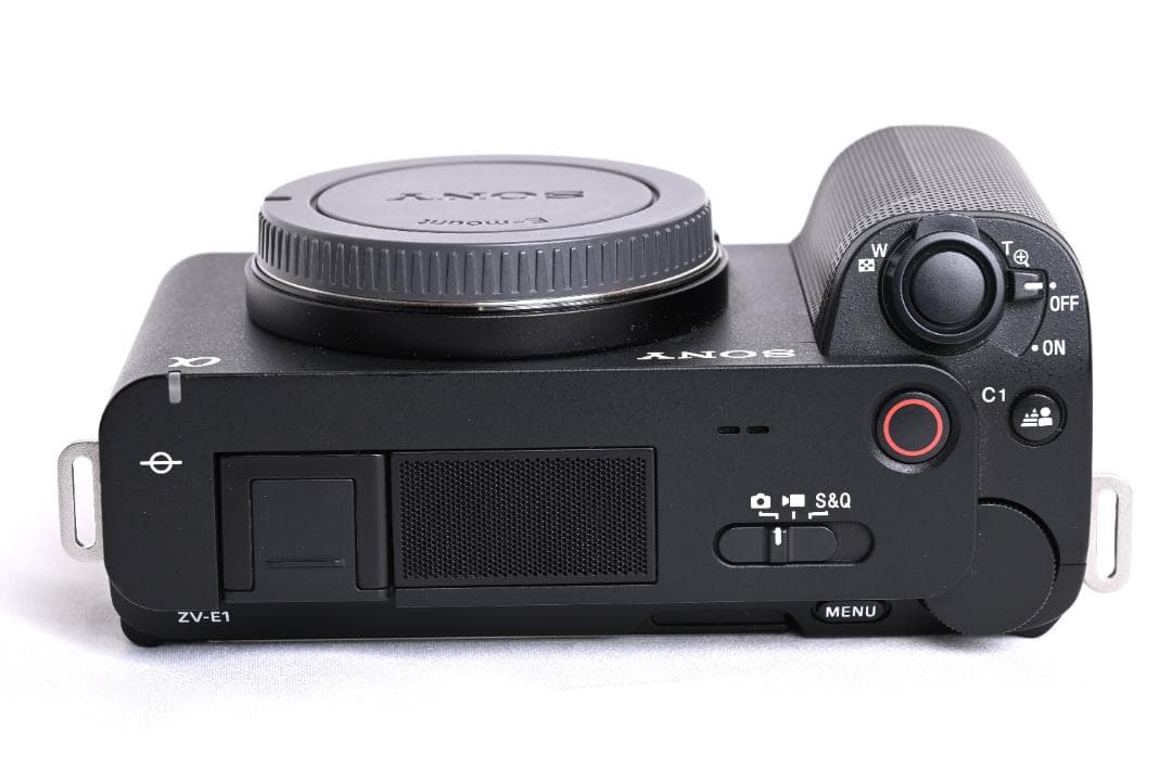 美品：SONY VLOGCAM ZV-E1 ボディ 牛革カメラケース付