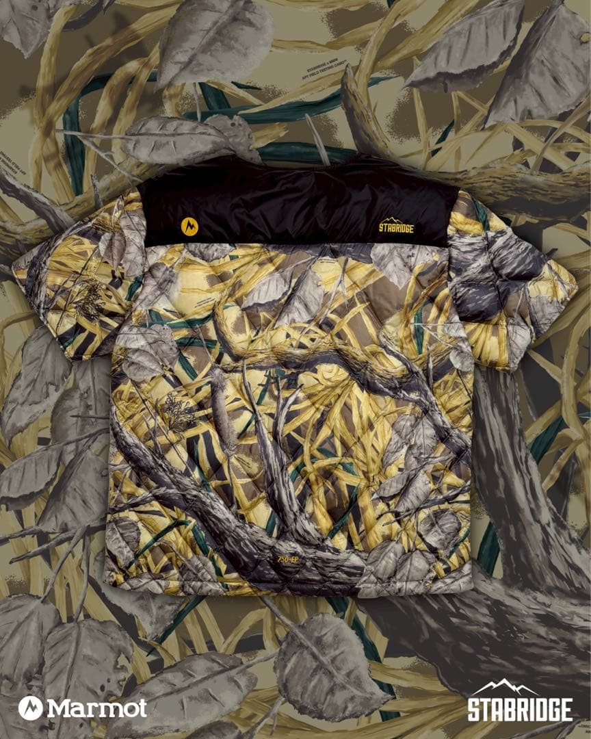ジャケット・アウター STABRIDGE MARMOT 750FP DOWN T-SHIRT XL