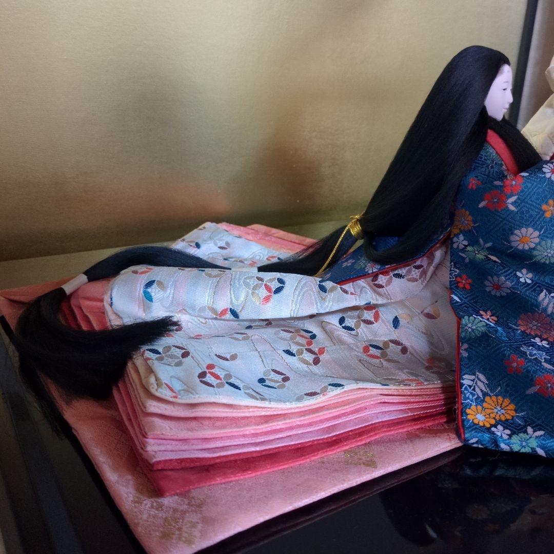 や*え様 ワダミエ 作　光源氏と紫の上　久月 扉付き専用人形ケース付