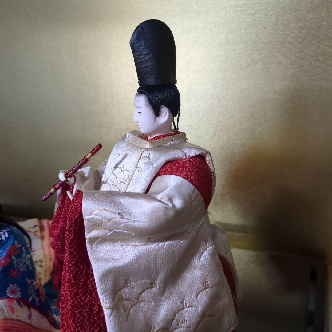 や*え様 ワダミエ 作　光源氏と紫の上　久月 扉付き専用人形ケース付