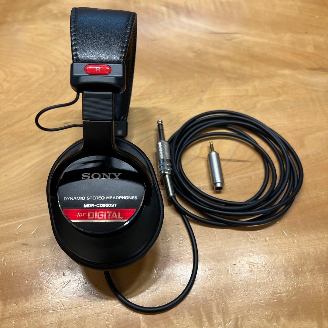 SONY MDR-CD900ST 3.5mm変換アダプタ付き