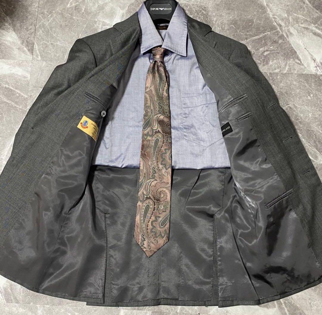 美品【TOMORROWLAND】イタリア製CARLO BARBERA 高級スーツ