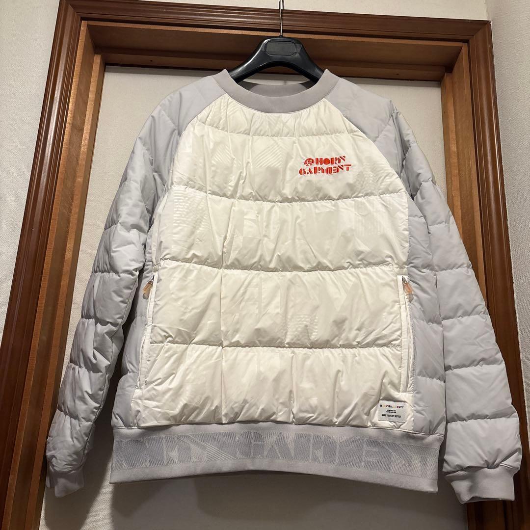 [✨極美品✨]HORN GARMENT ダウンジャケット ホワイト48 Lサイズ