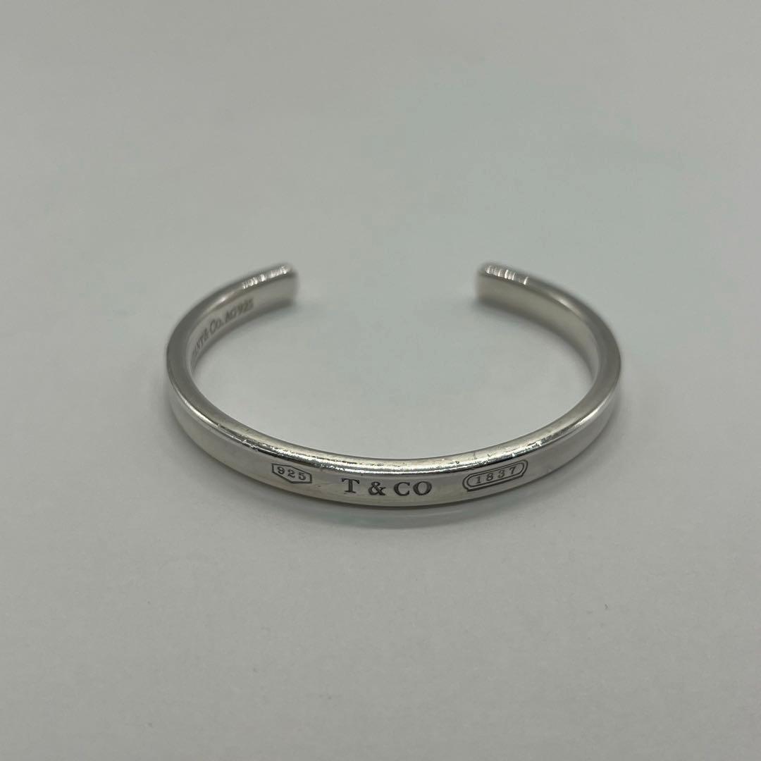 ティファニー TIFFANY 1837 ナローカフ バングル Ag925