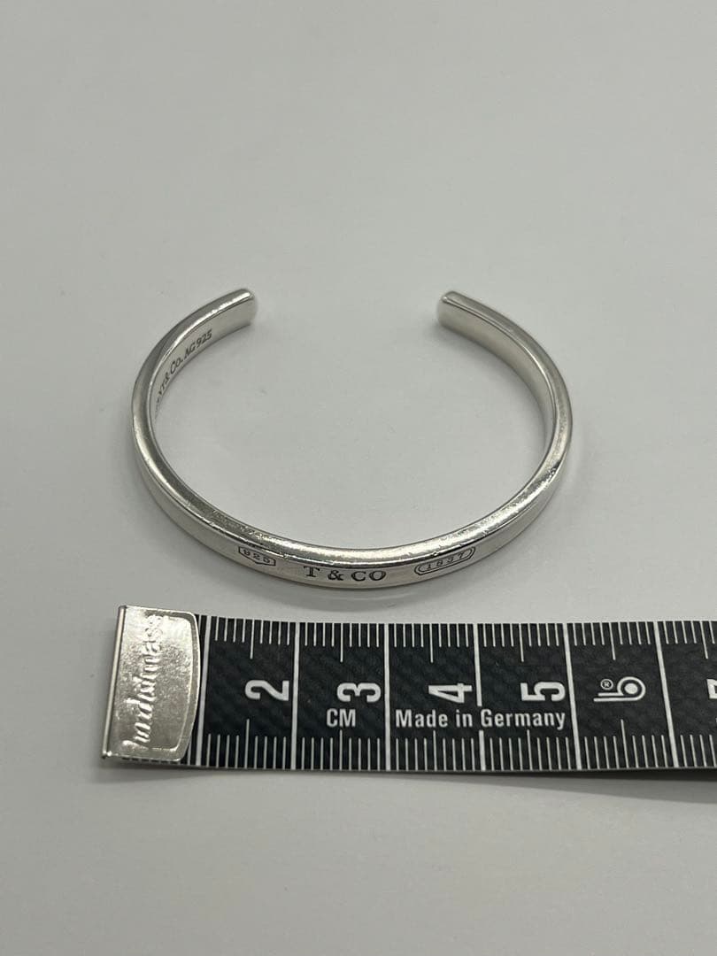 ティファニー TIFFANY 1837 ナローカフ バングル Ag925