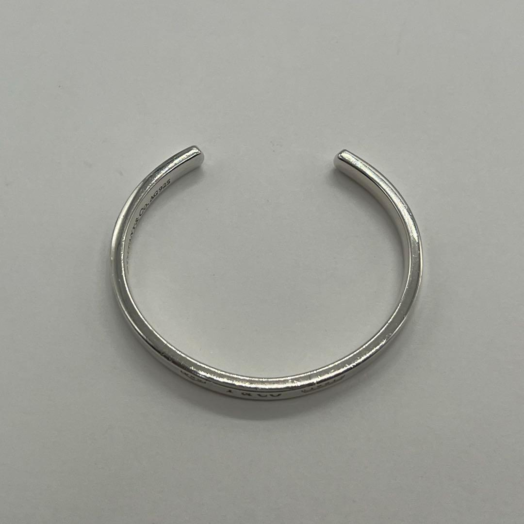 ティファニー TIFFANY 1837 ナローカフ バングル Ag925
