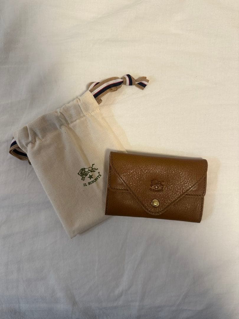 【新品未使用】イルビゾンテ ダブルフラップカードケース