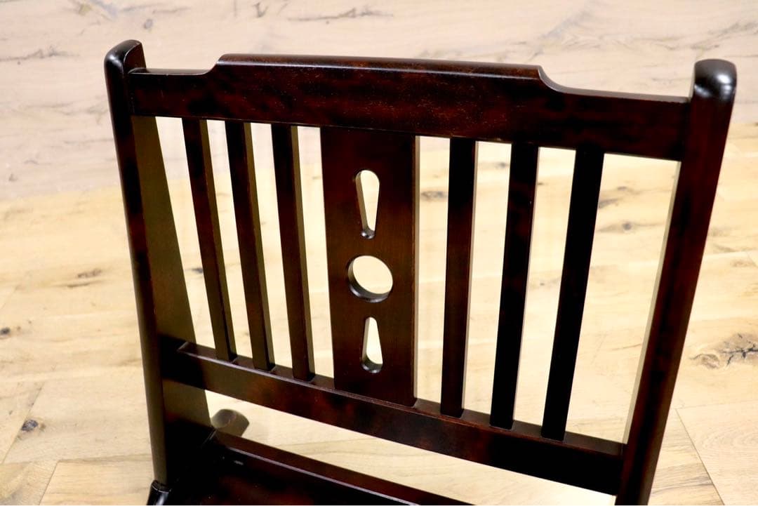 GMIK99B○北海民芸家具 座椅子 折り畳み椅子 樺材 民藝 和家具 和モダ