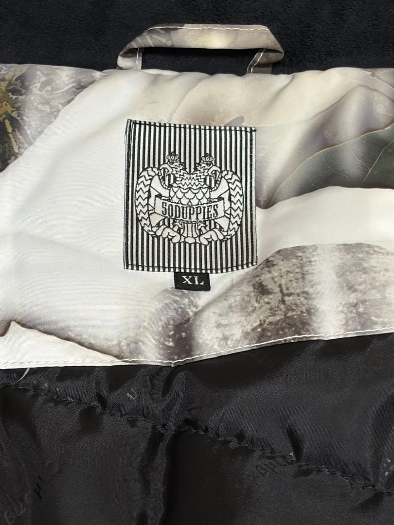 duppies カモフラージュパターン ダウンジャケット