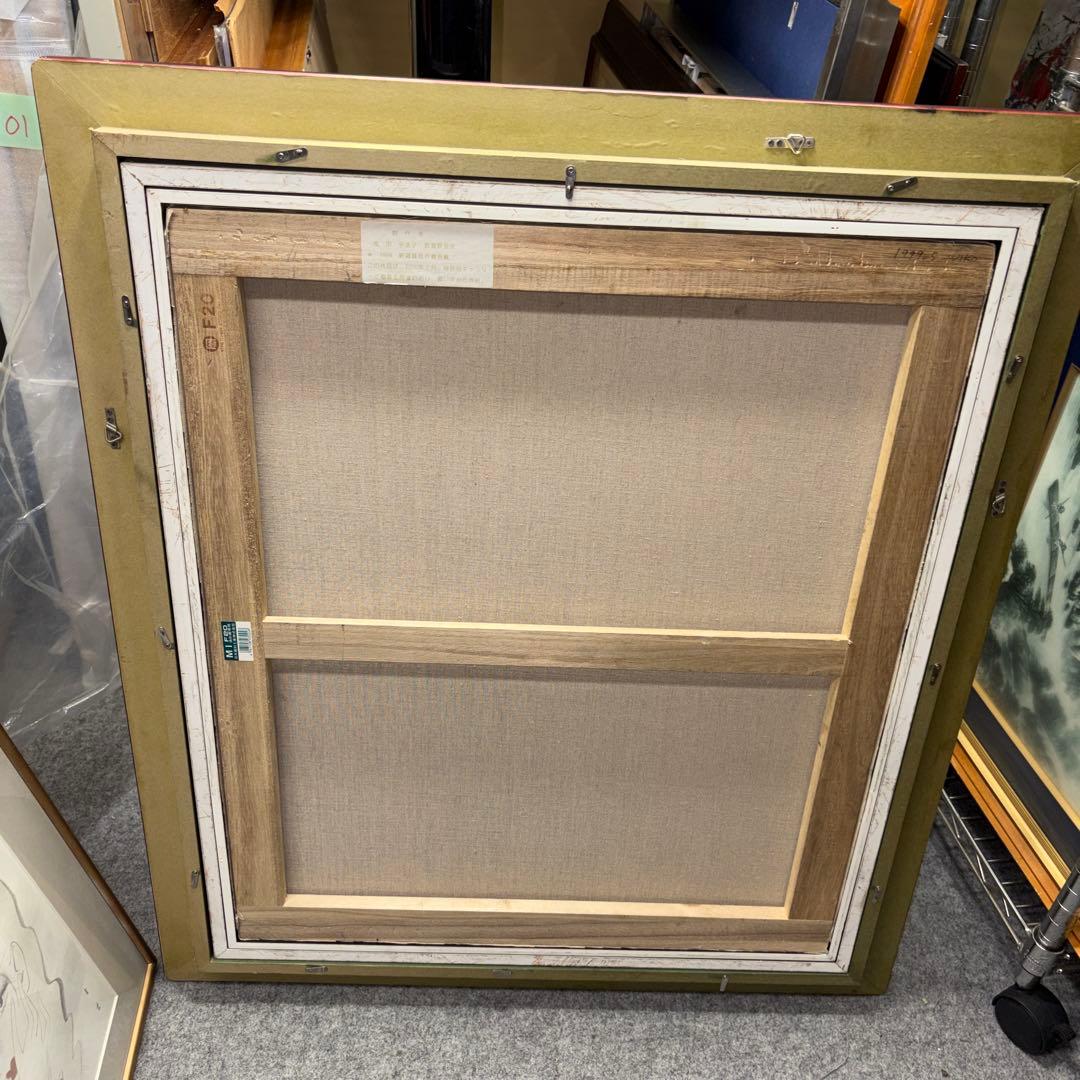 絵画　額縁　油彩画　F20 アクリル版