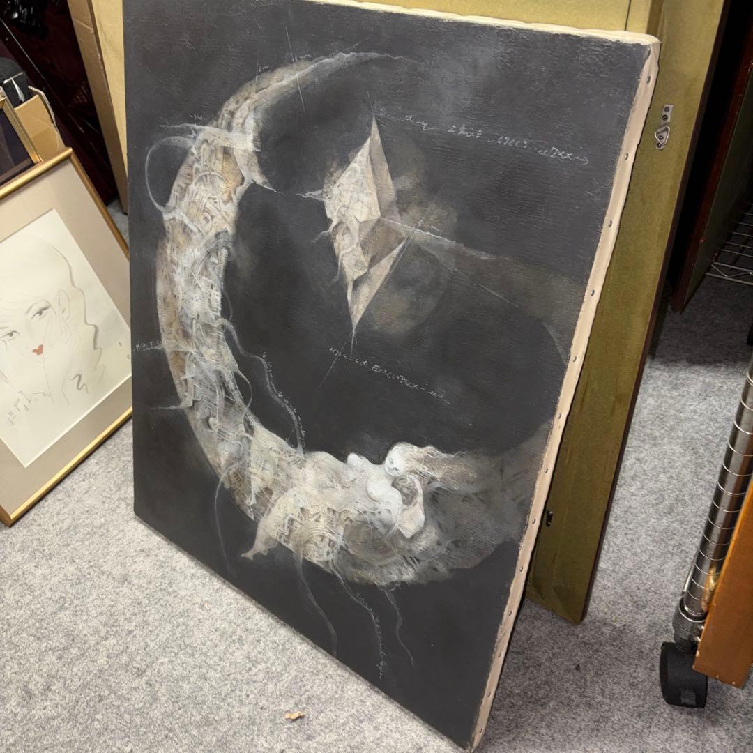 絵画　額縁　油彩画　F20 アクリル版