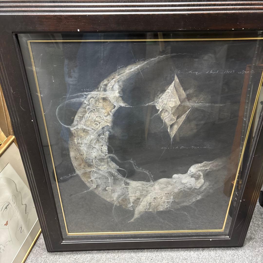 絵画　額縁　油彩画　F20 アクリル版