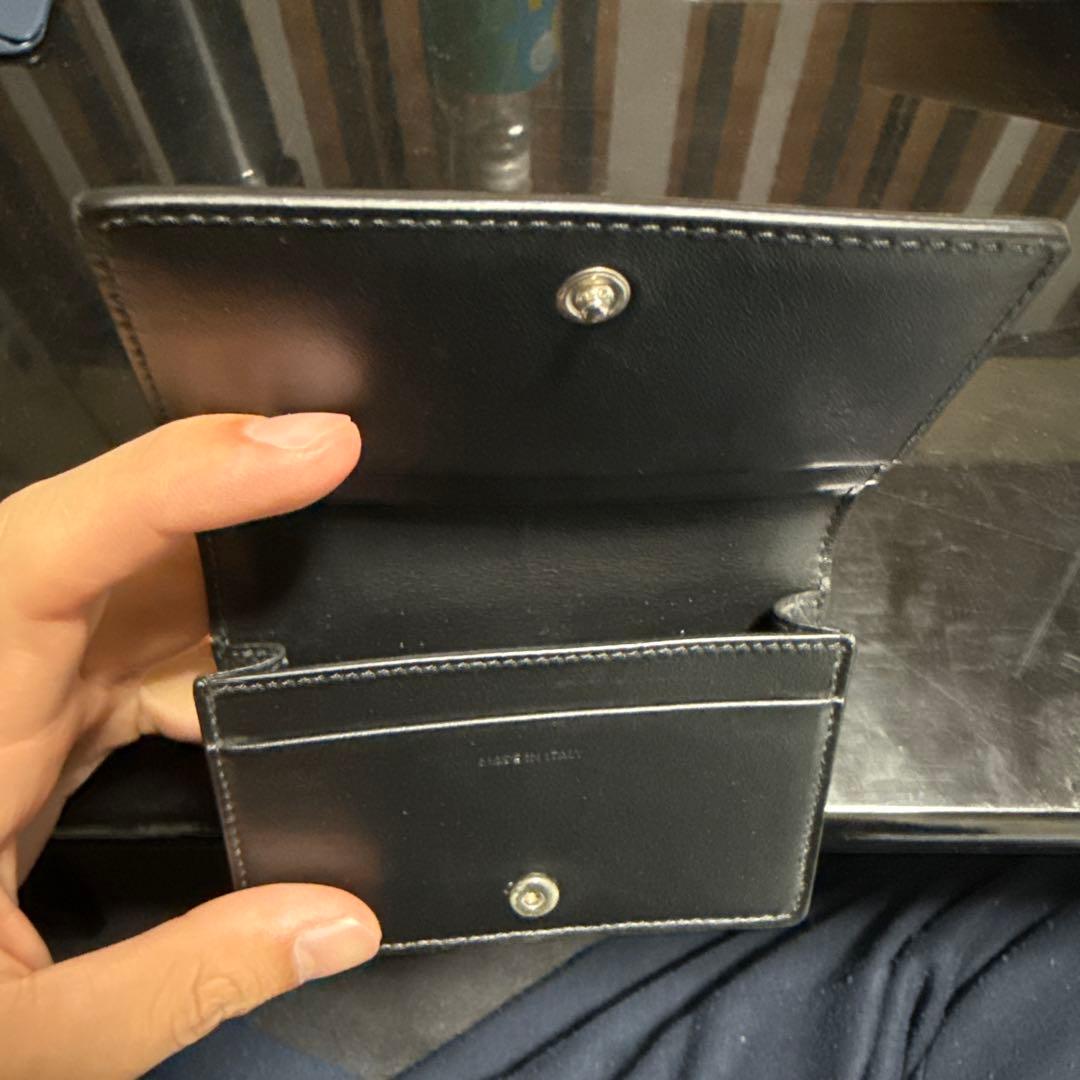 CELINE 黒 レザー 名刺入れ