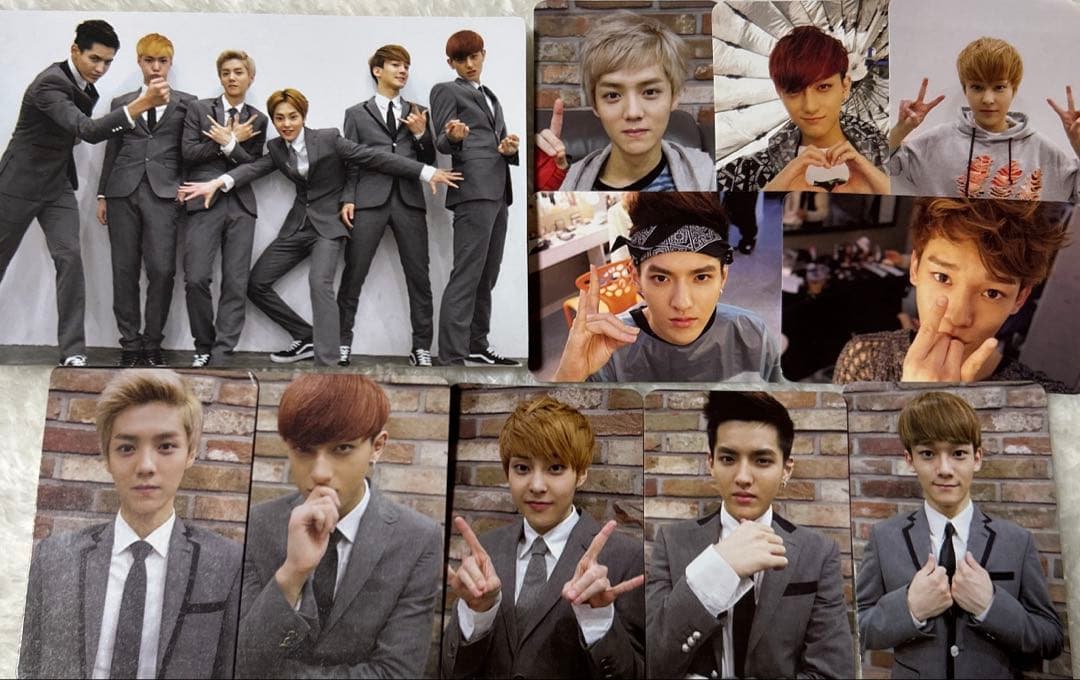 EXO ウルロン　growlトレカセット　ルハン　タオ　チェン　クリス　シウミン