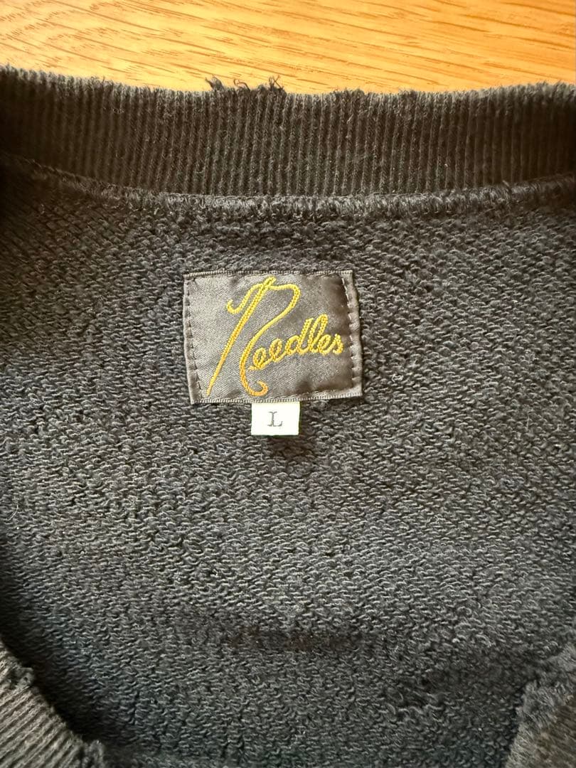 トップス needles 25ss dart sweat shirt black L