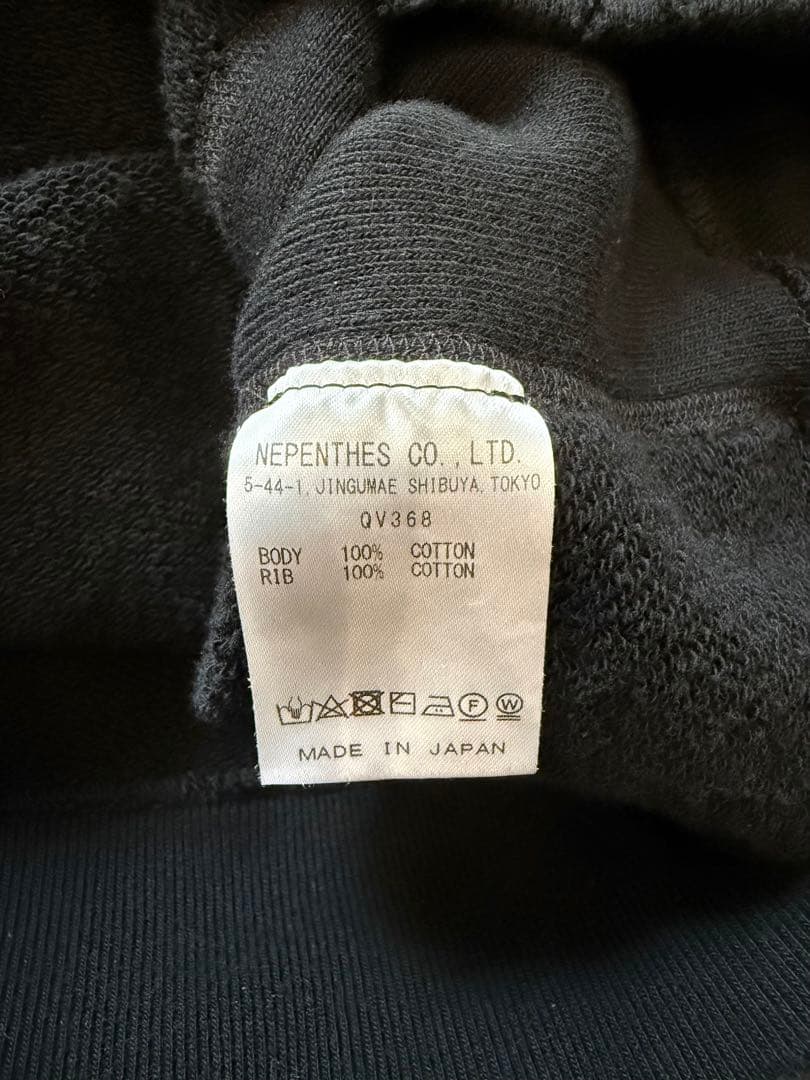 トップス needles 25ss dart sweat shirt black L