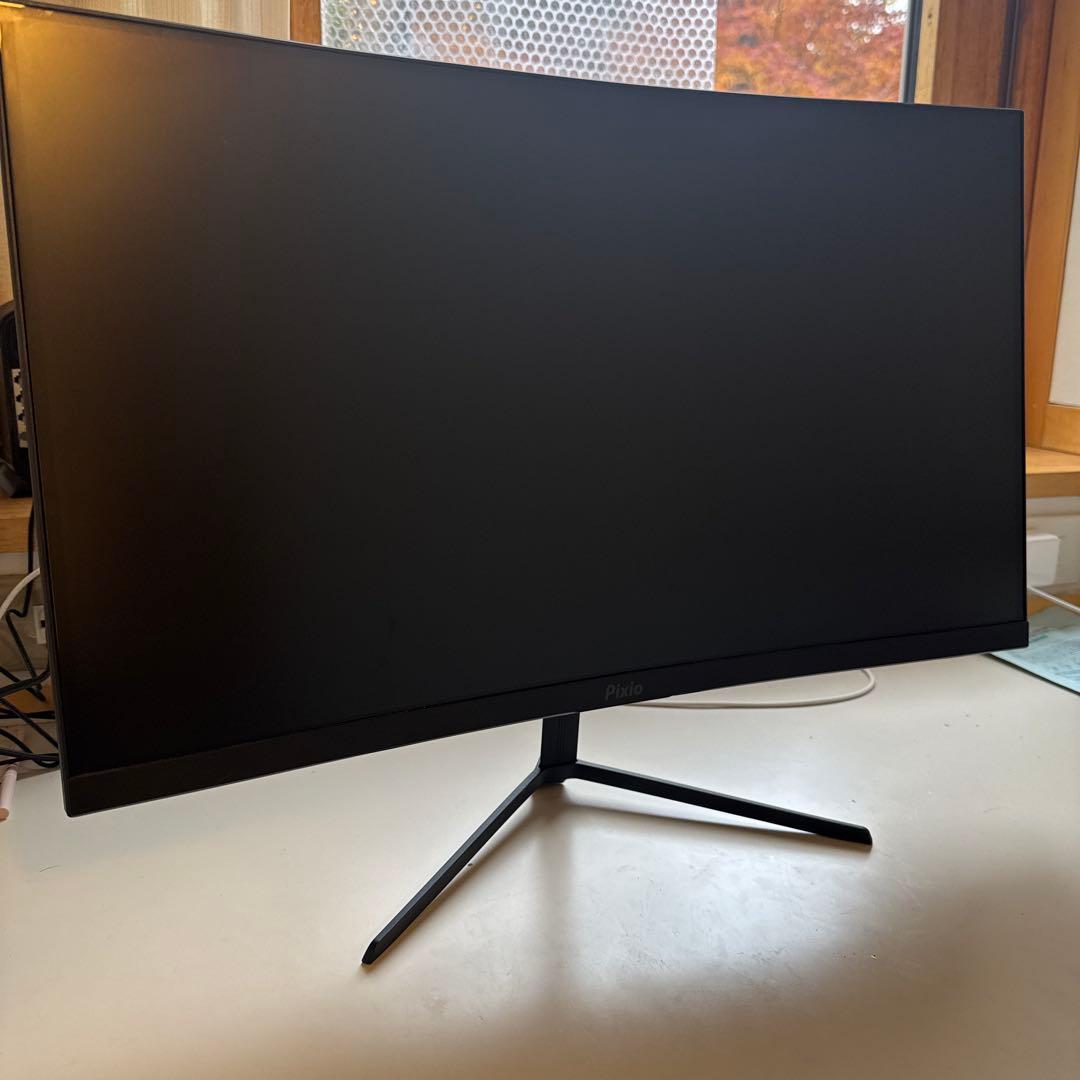 【165Hz】Pixio PX243 湾曲ゲーミングモニター　23.8インチ
