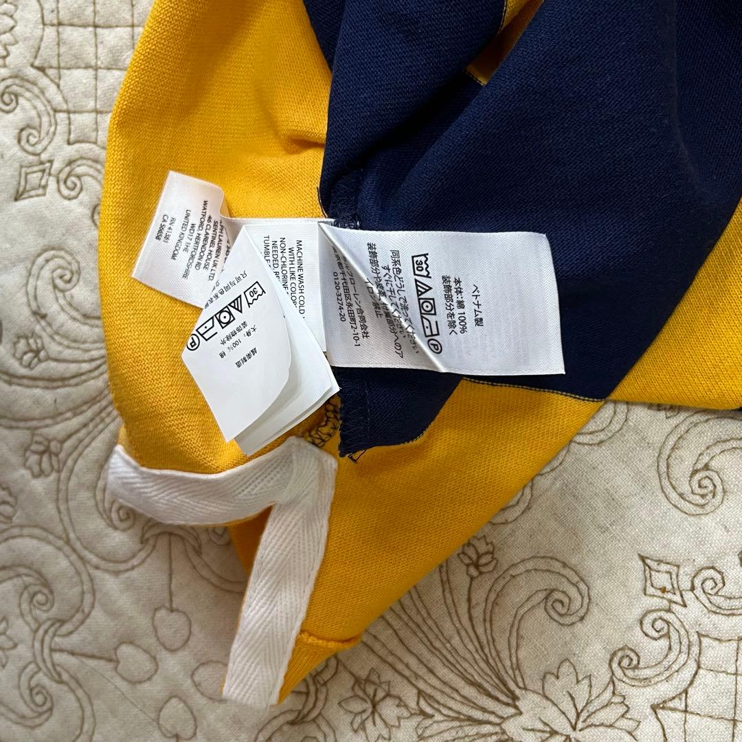 【新品】Polo Ralph Lauren ラガーシャツ イエロー/ネイビー